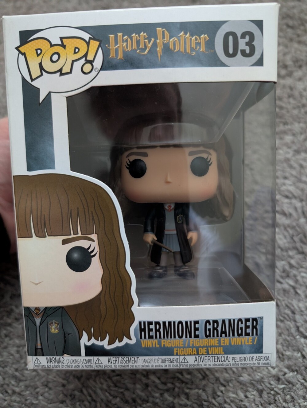 Funko Hermione Granger Pop! Figure - Brown Hair, Black Robe
